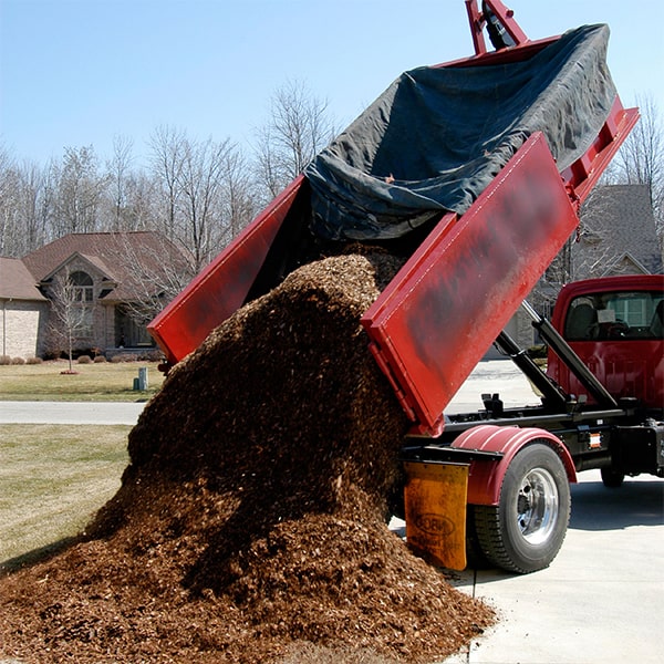 we offer mulch delivery​ to all areas within a 30-mile radius of our location